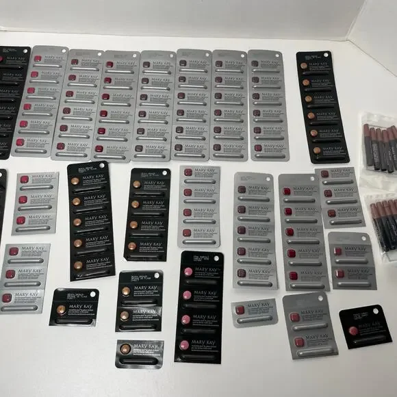 NEW Mary Kay Lipstick Lipgloss Lot 116 Samples - Picture 3 of 4